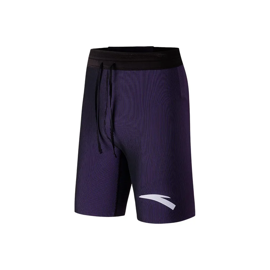 ANTA Бег Шорты Мужские Основной Черный Дворцовый Фиолетовый 2