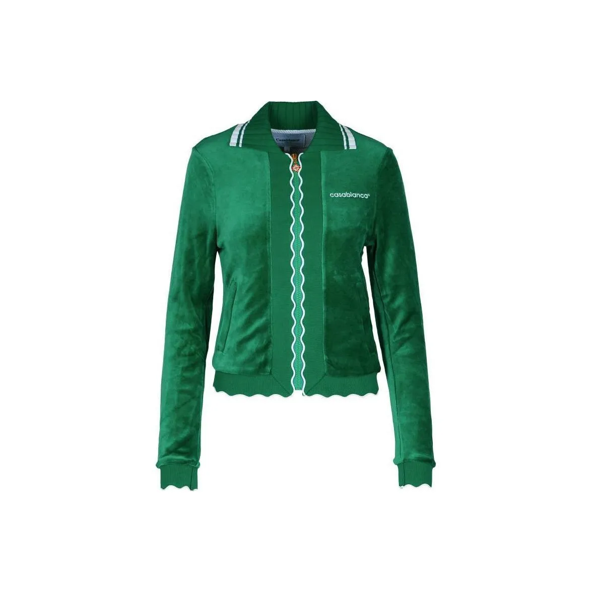 CASABLANCA Scalloped Track Jacket
