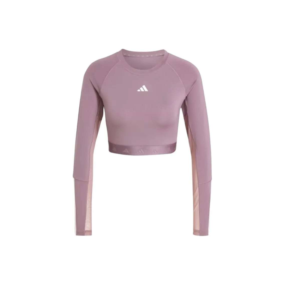 Adidas Free Shipping With AdiClub Hyperglam Training Cropped Long Sleeve Tee
