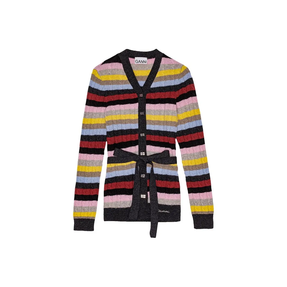 GANNI FW24 Свитер Женский Многоцветный