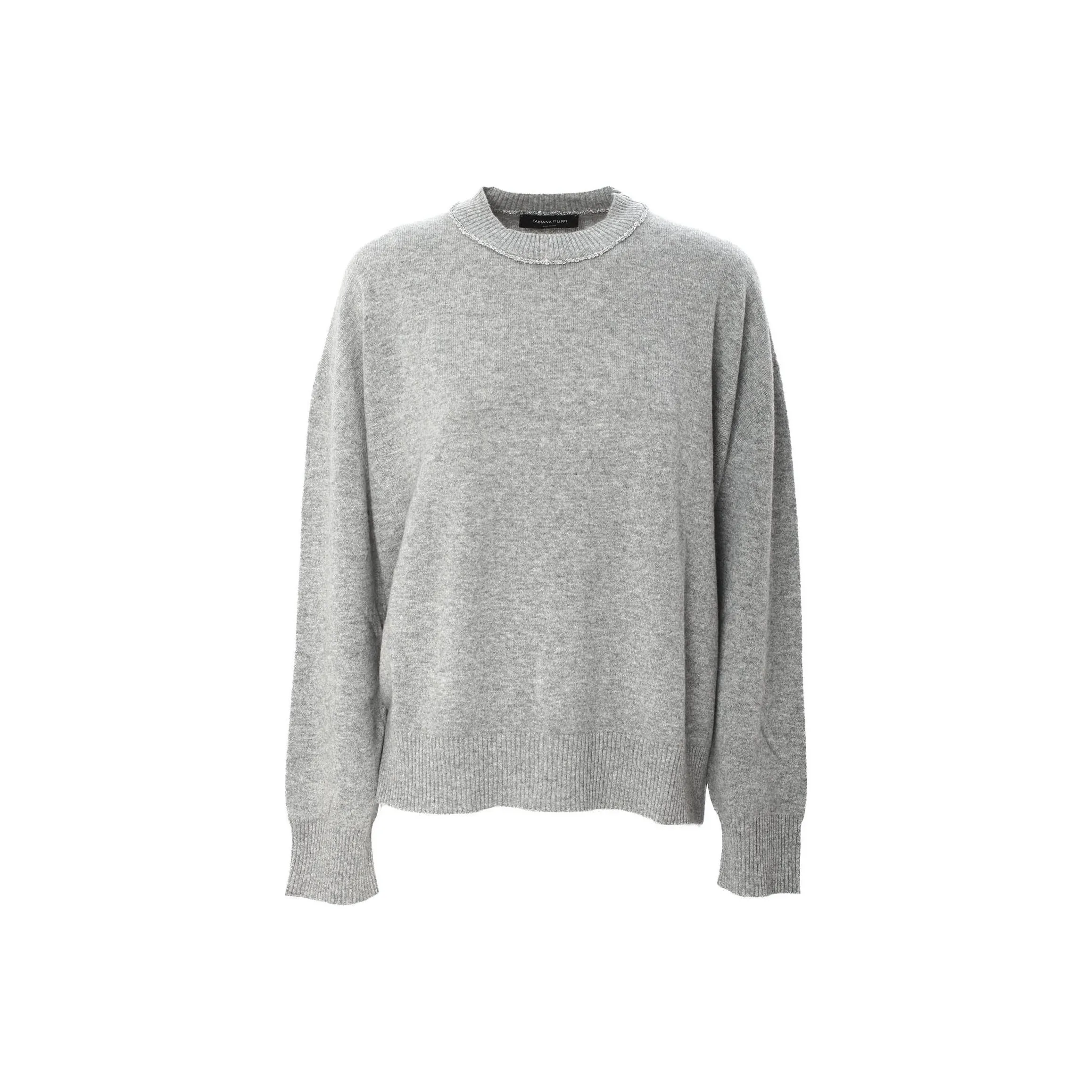 Fabiana Filippi Sequin Embellished Crewneck Knitted Jumper
