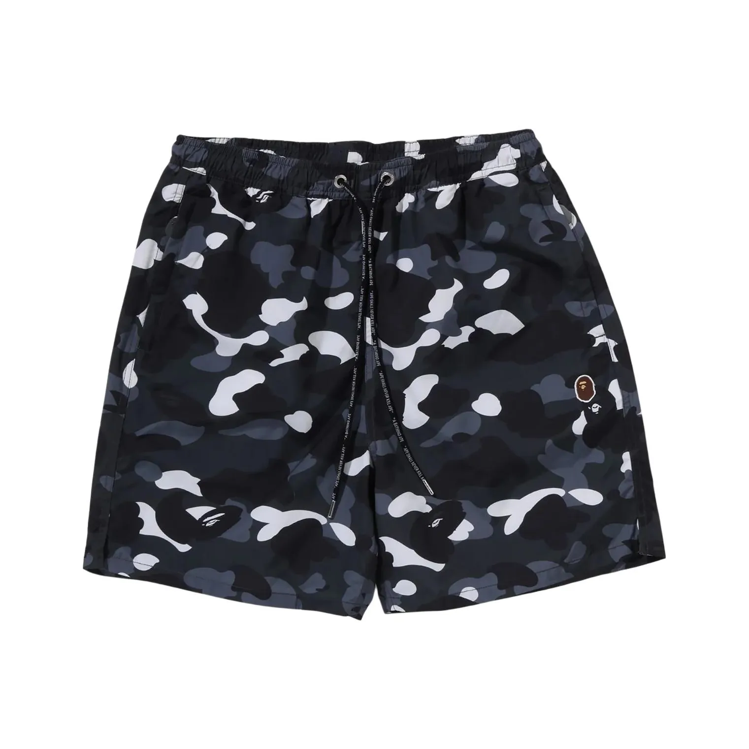 Bape City Camo Ape Head One Point Beach Shorts