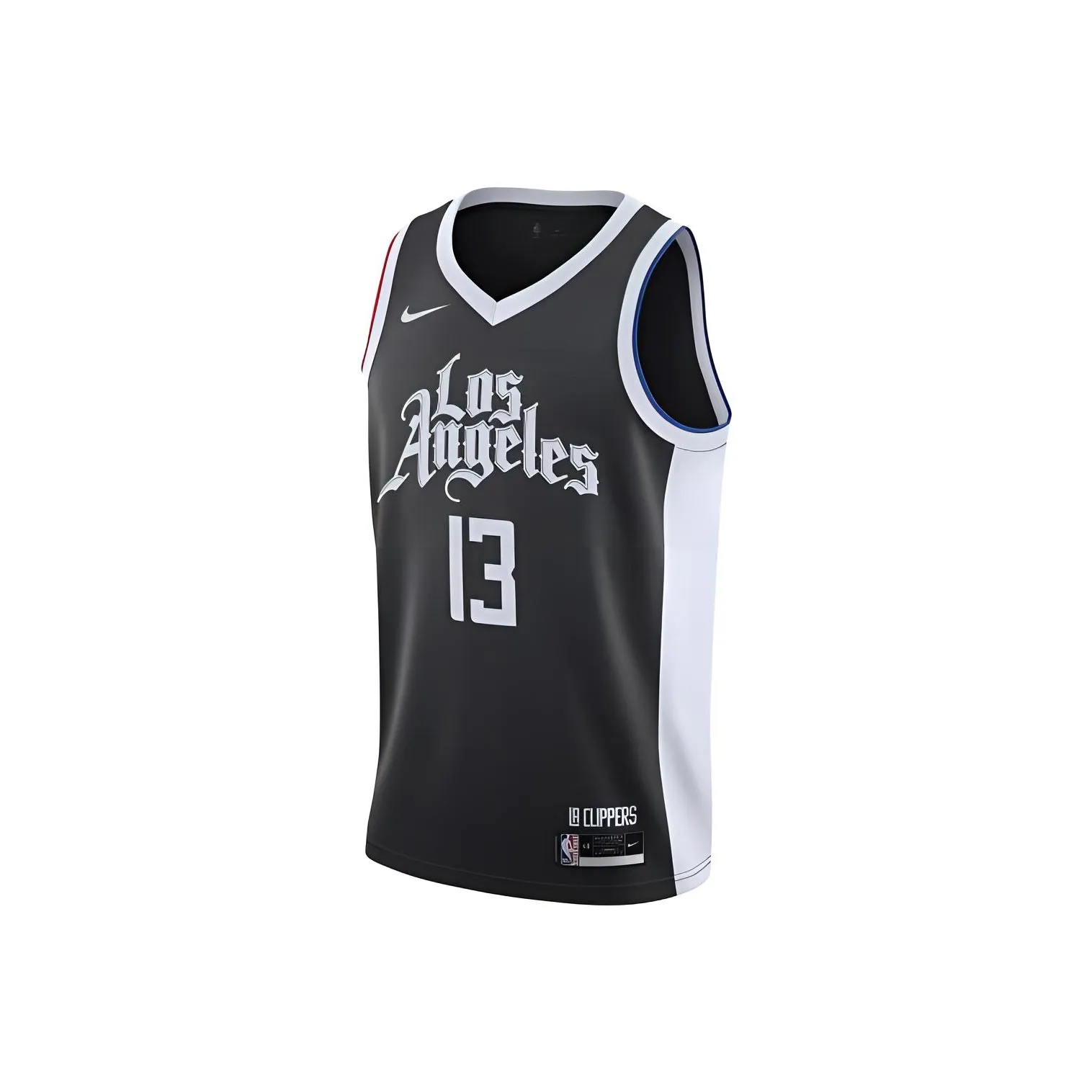 Nike x NBA Basketball Jerseys Los Angeles Clippers Paul Continue george #13 Jersey Fan Edition Unisex Black