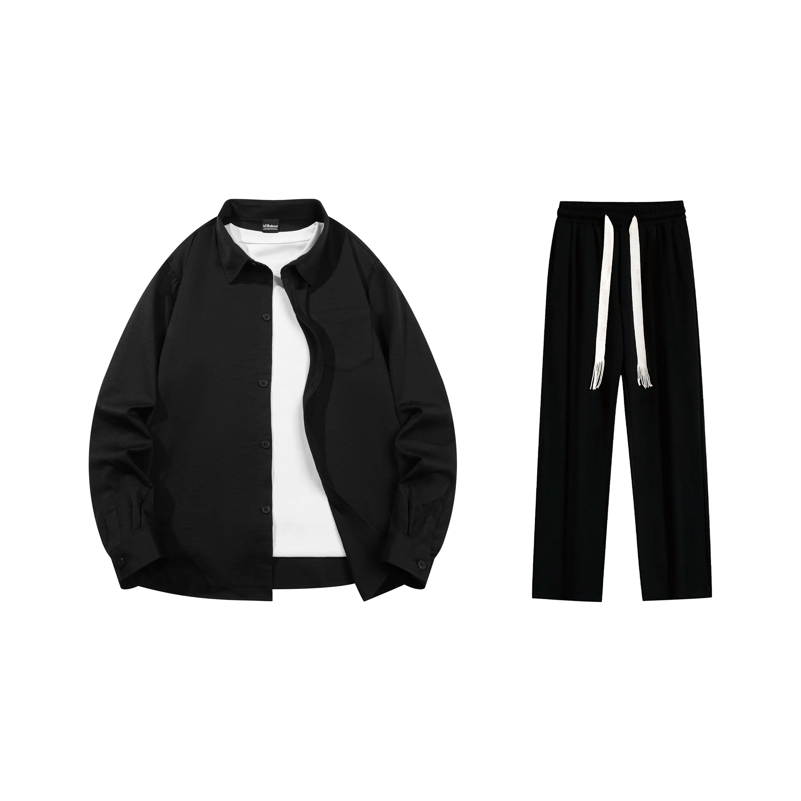LA'T.WEEKEND Рубашка Комплект Унисекс