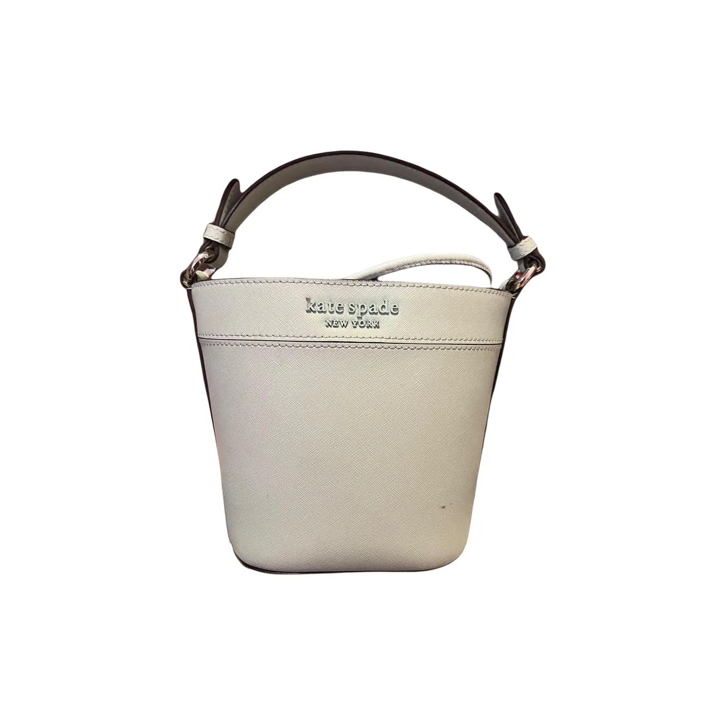 Kate Spade Cameron Leather Crossbody Bag, Shoulder Bag Regular Women's White