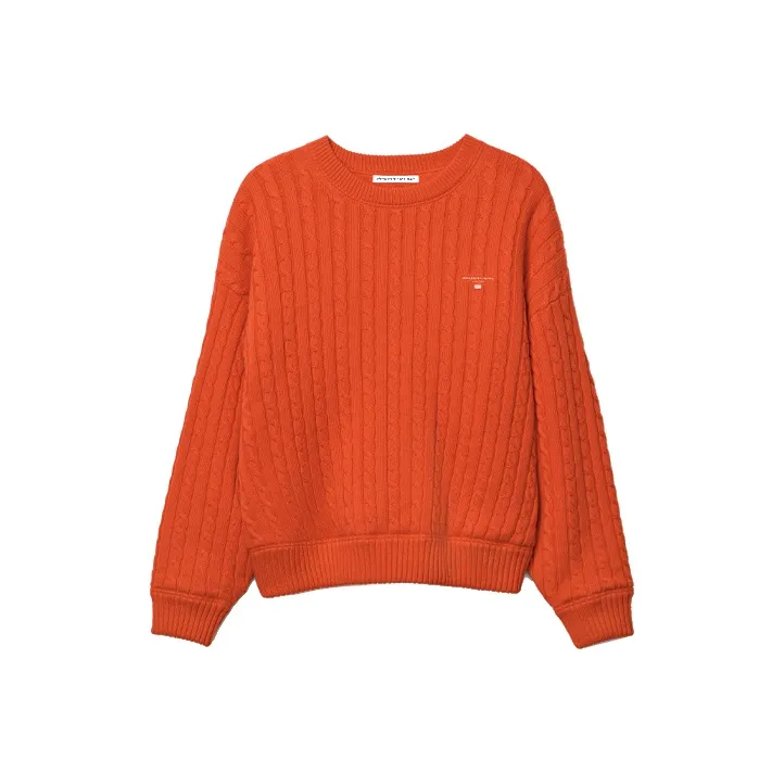 Alexander Wang FW21 Свитер Женский Оранжевый