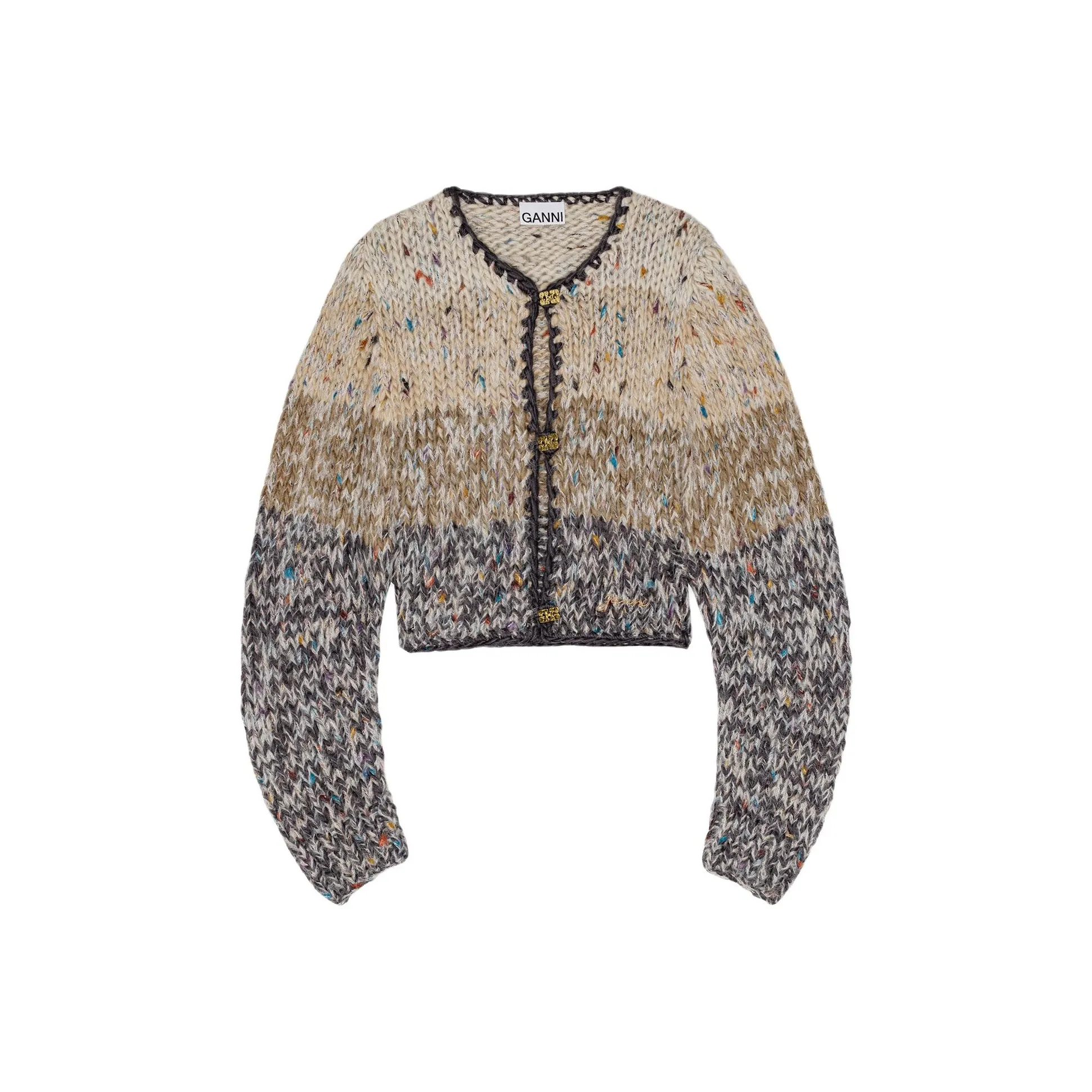 GANNI AW24 Свитер Женский Многоцветный