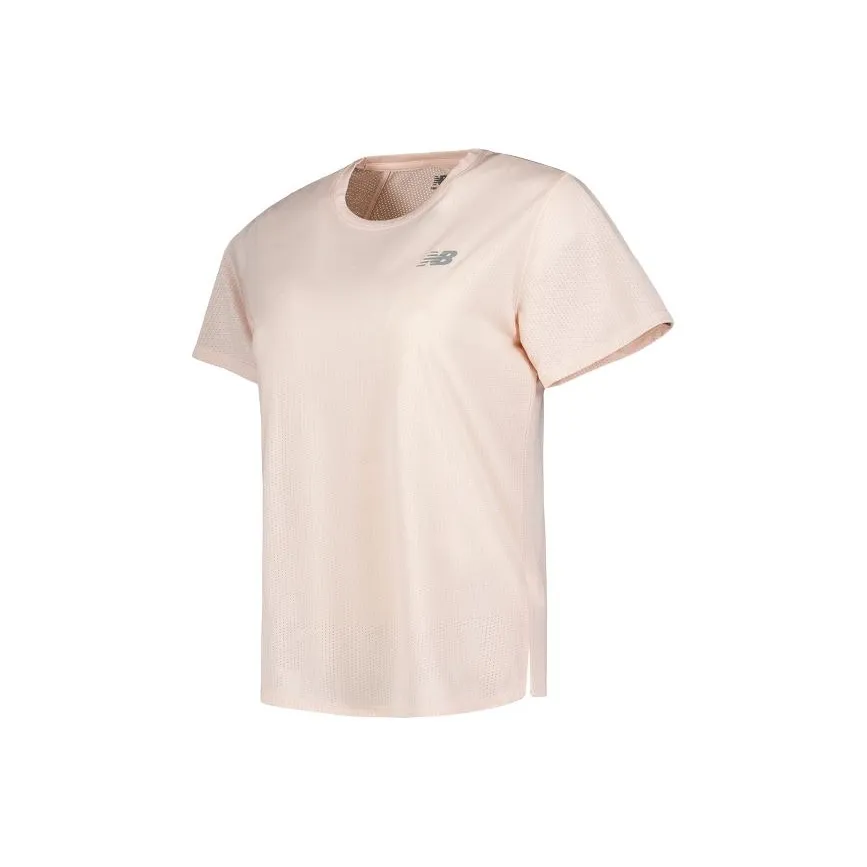 New Balance совместная футболка T Женская Розовая
