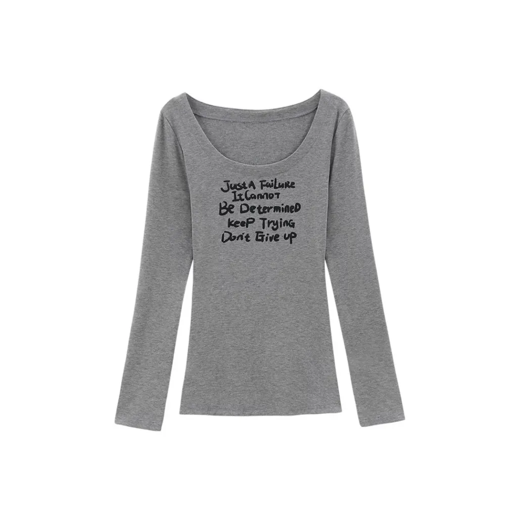 YGPRW T-рубашка Женская Черная Серая