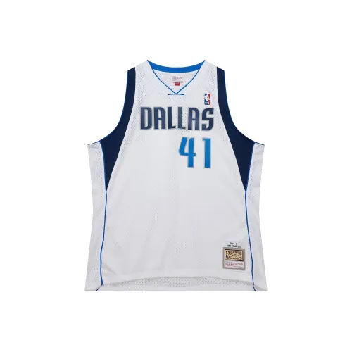 Mitchell Ness Белая Мужская Баскетбольная Джерси