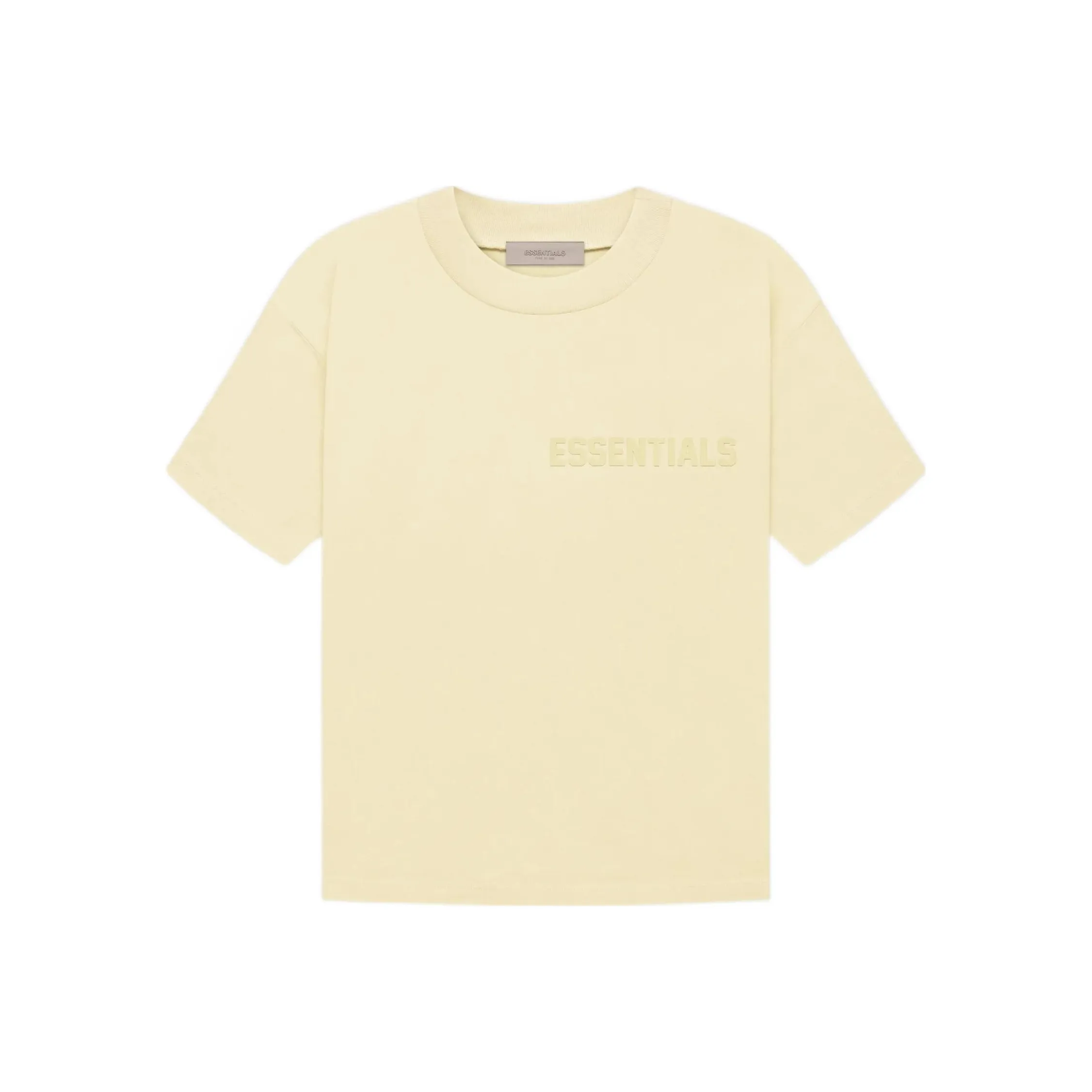 Fear of God Essentials FW22 Рукав с оборванным плечом T-рубашка Женская Канареечный Желтый