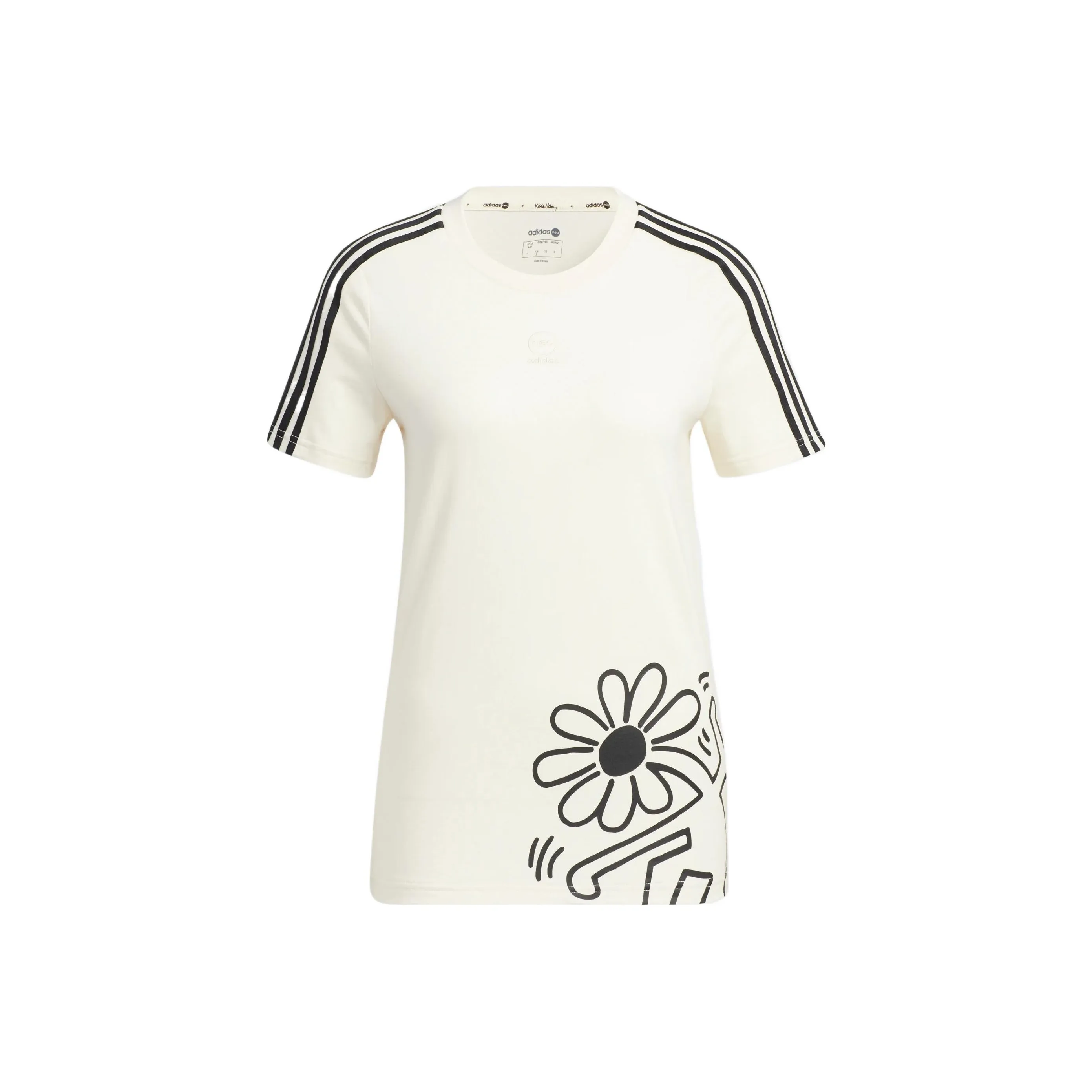 Keith Haring X Adidas Neo T Shirts Women's Ecru