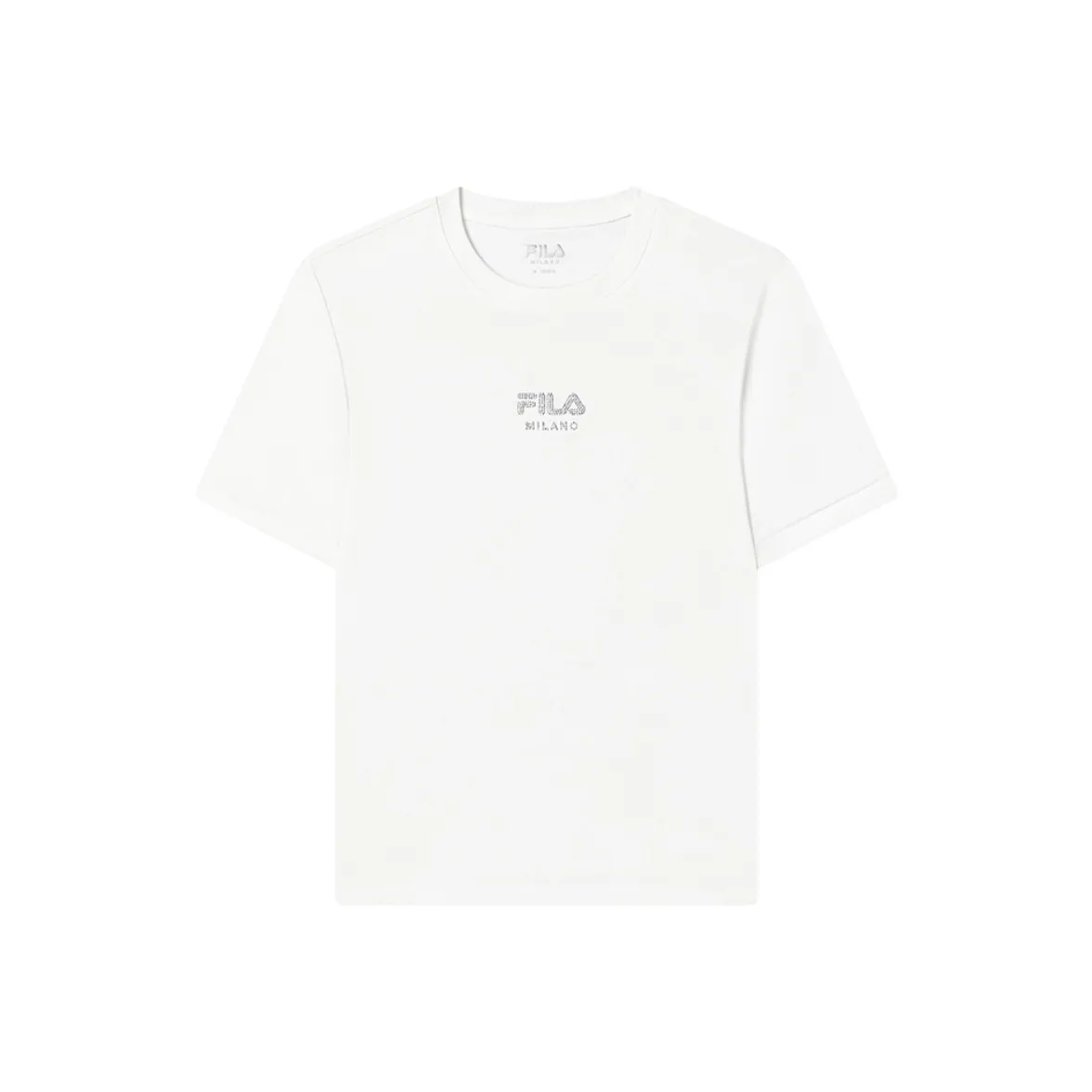 FILA MILANO Italian Luxury Sports Collection Regular T Shirt Women's Cloud White
