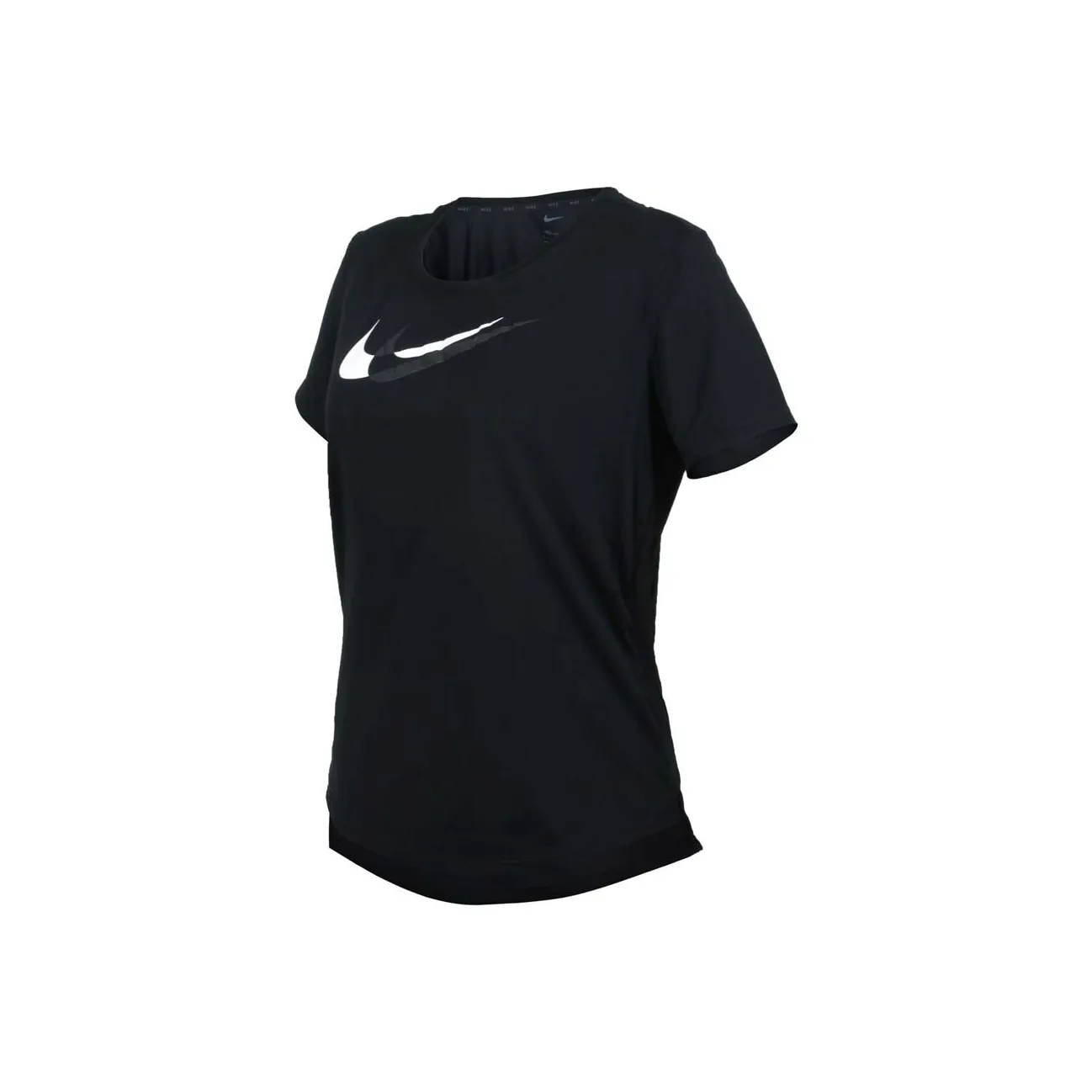 Nike Dri-FIT Swoosh Run Women's Short-Sleeve Running Top Black