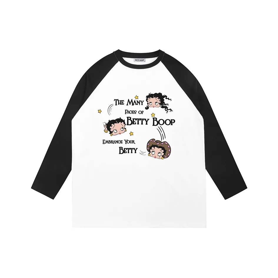 BETTY BOOP T Shirt Women's White/Black