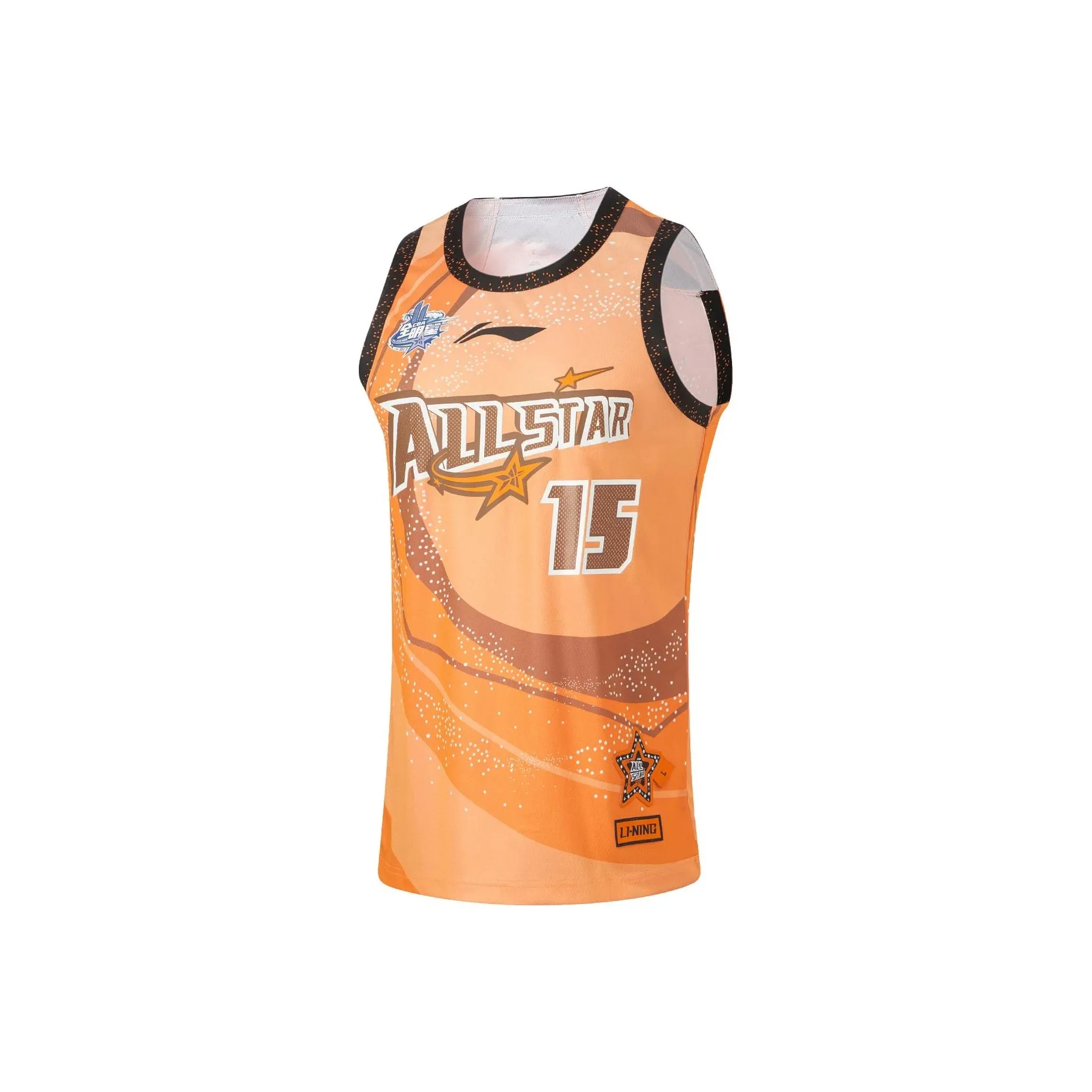 LINING CBA Collection Баскетбольная коллекция Джерси Мужской Солнечный Оранжевый
