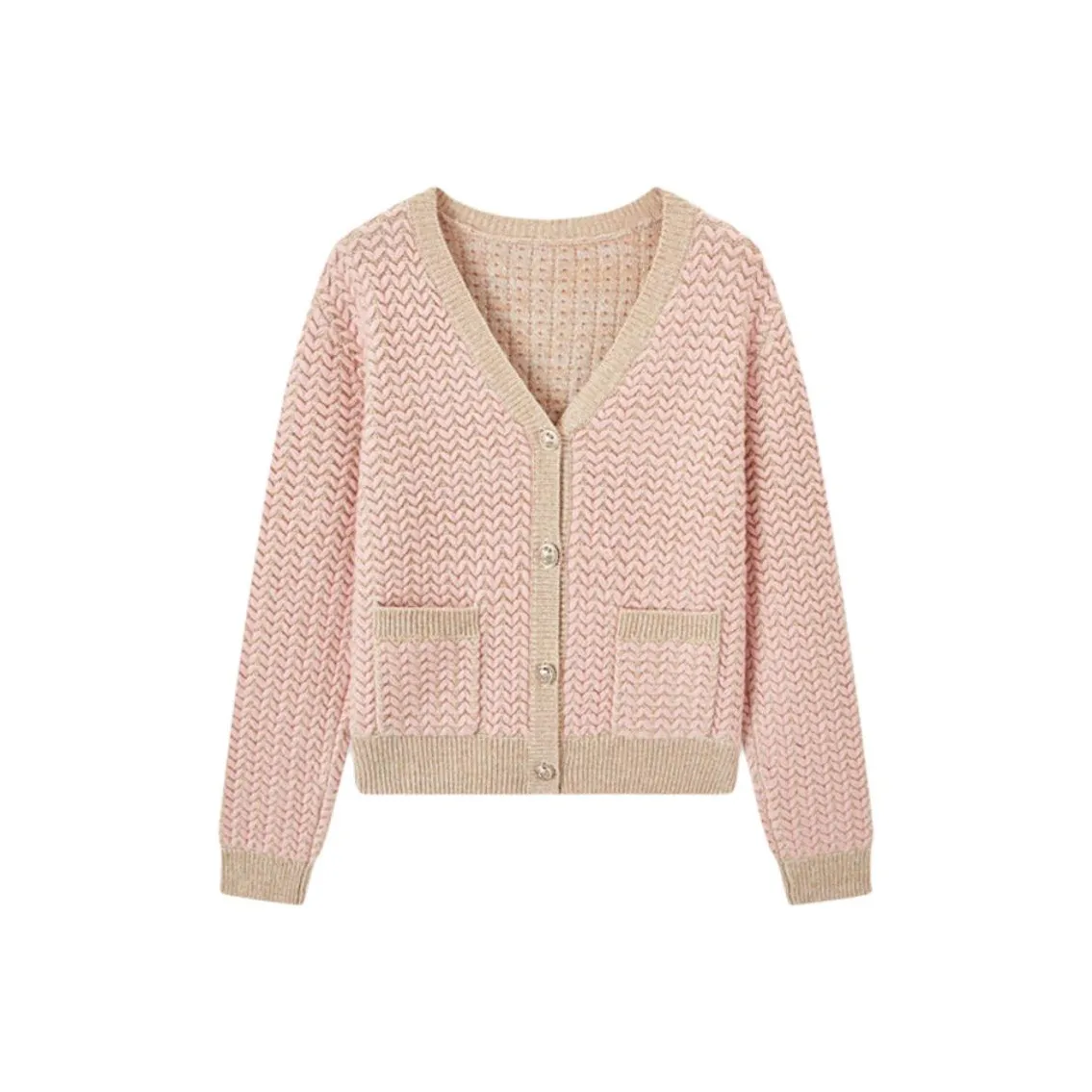 EICHITOO Sweater Women's Pink Trim