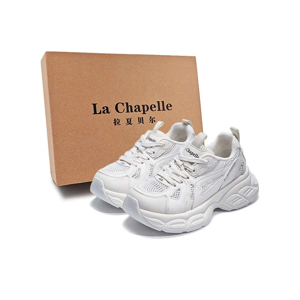 La Chapelle массивные кроссовки Low Top Белые Женские
