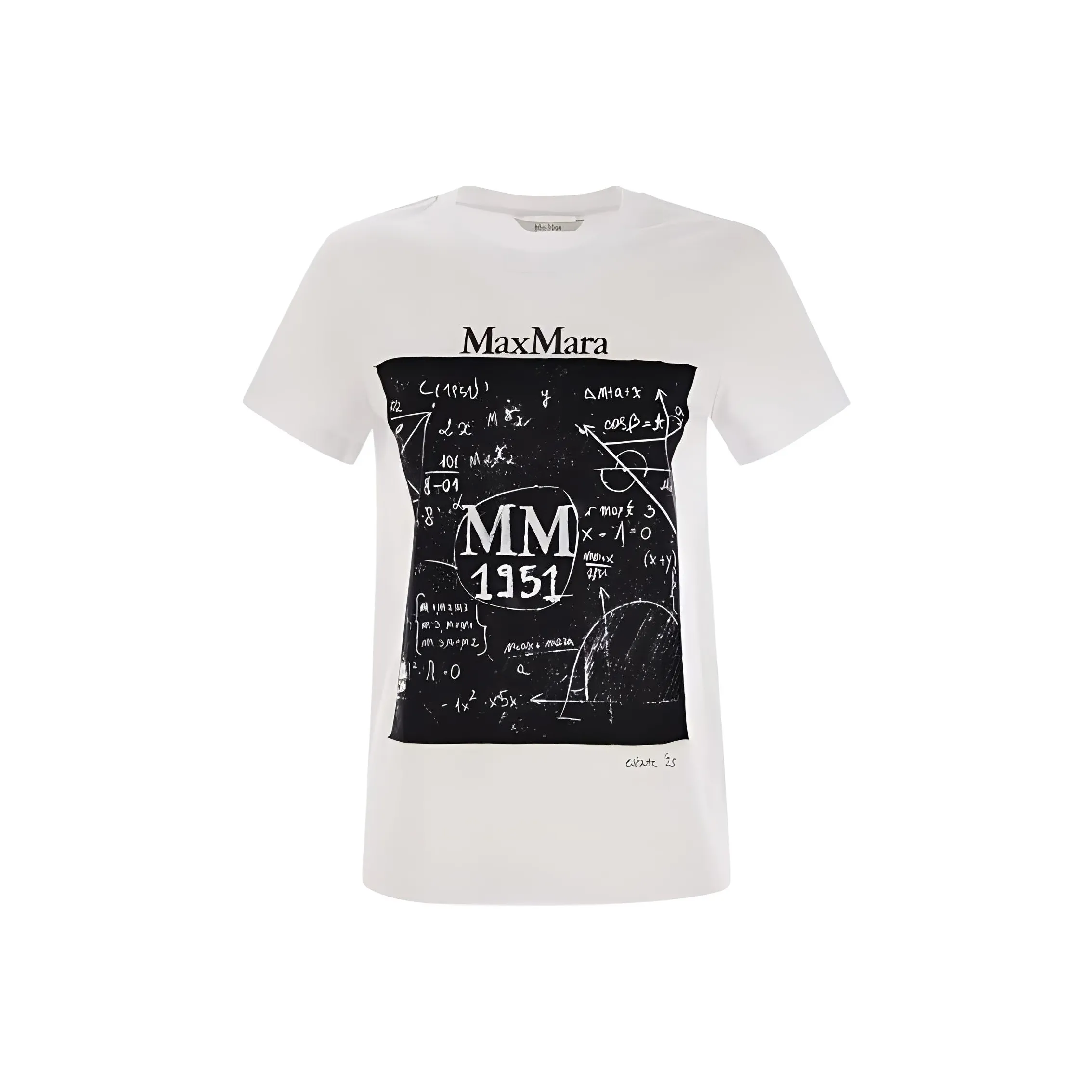 MaxMara Стандартная T-рубашка Женская Белая