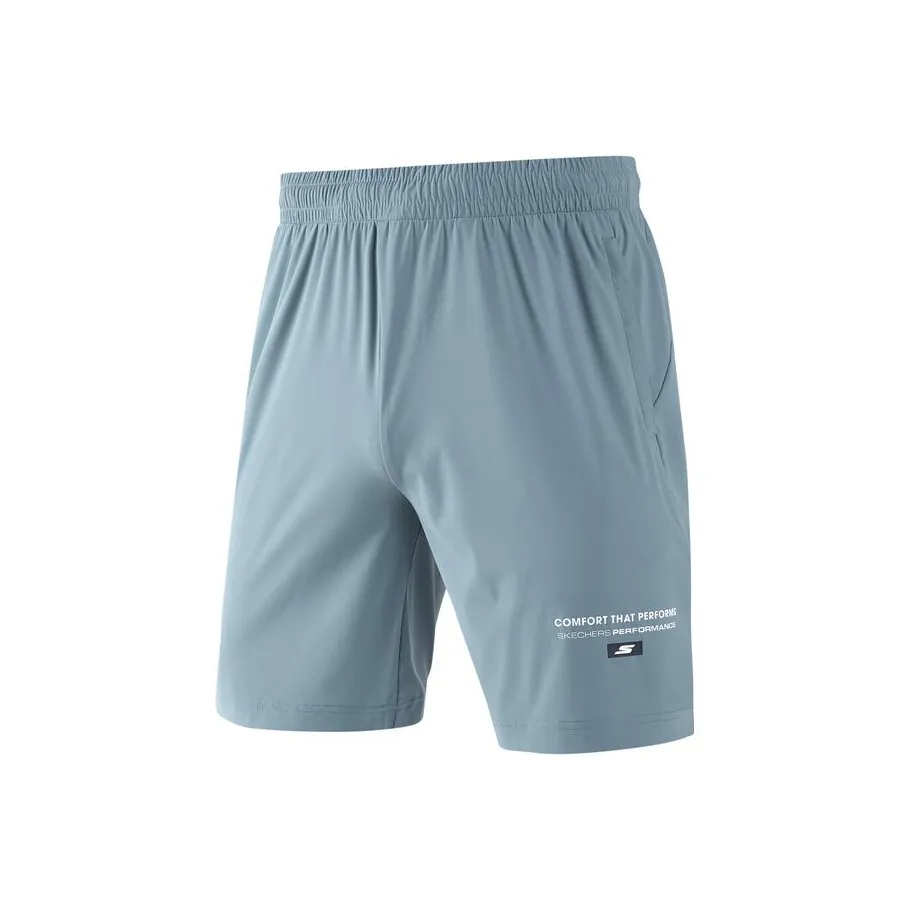Skechers Sports Shorts Men's Mist Gray Blue