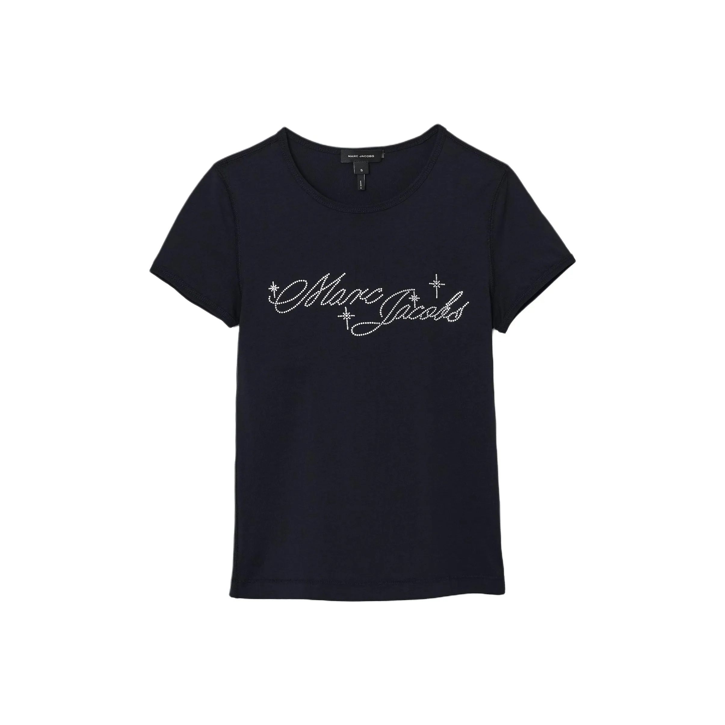 MARC JACOBS Charm Logo Shrunken T Shirt