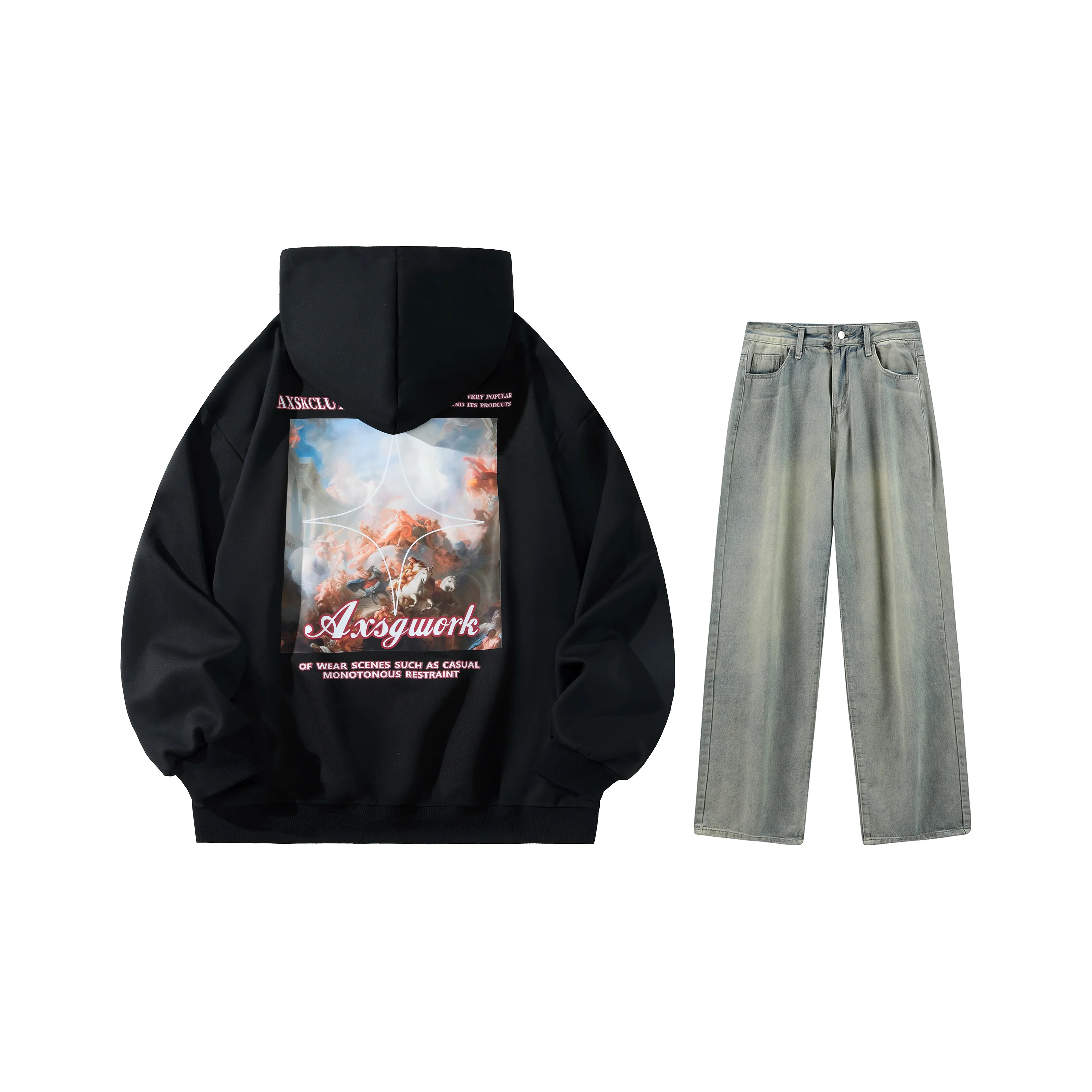 A.X.S.K Мужские Спортивные костюмы с толстовкой