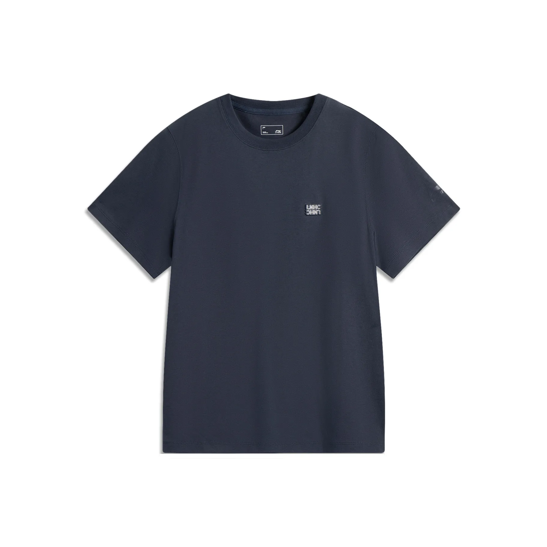 LINING Sports Life Collection T-Shirt Женская Внешняя Космический Синий