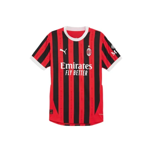 PUMA AC MILAN Красный Мужские Футбольные Джерси