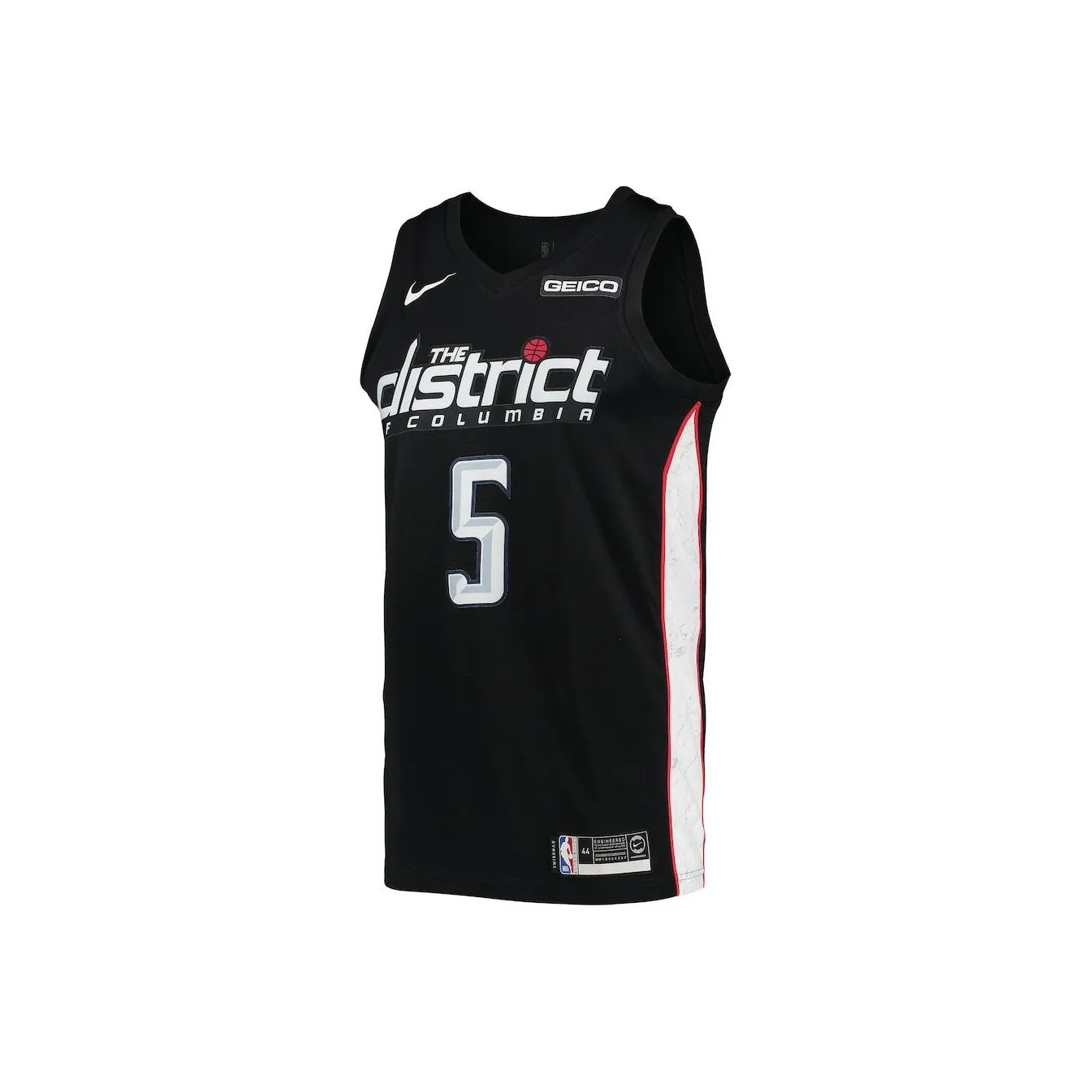 Nike Basketball Jersey 2018/19 Season, Washington Wizards, Bobby Portis Size 5 Men's Black