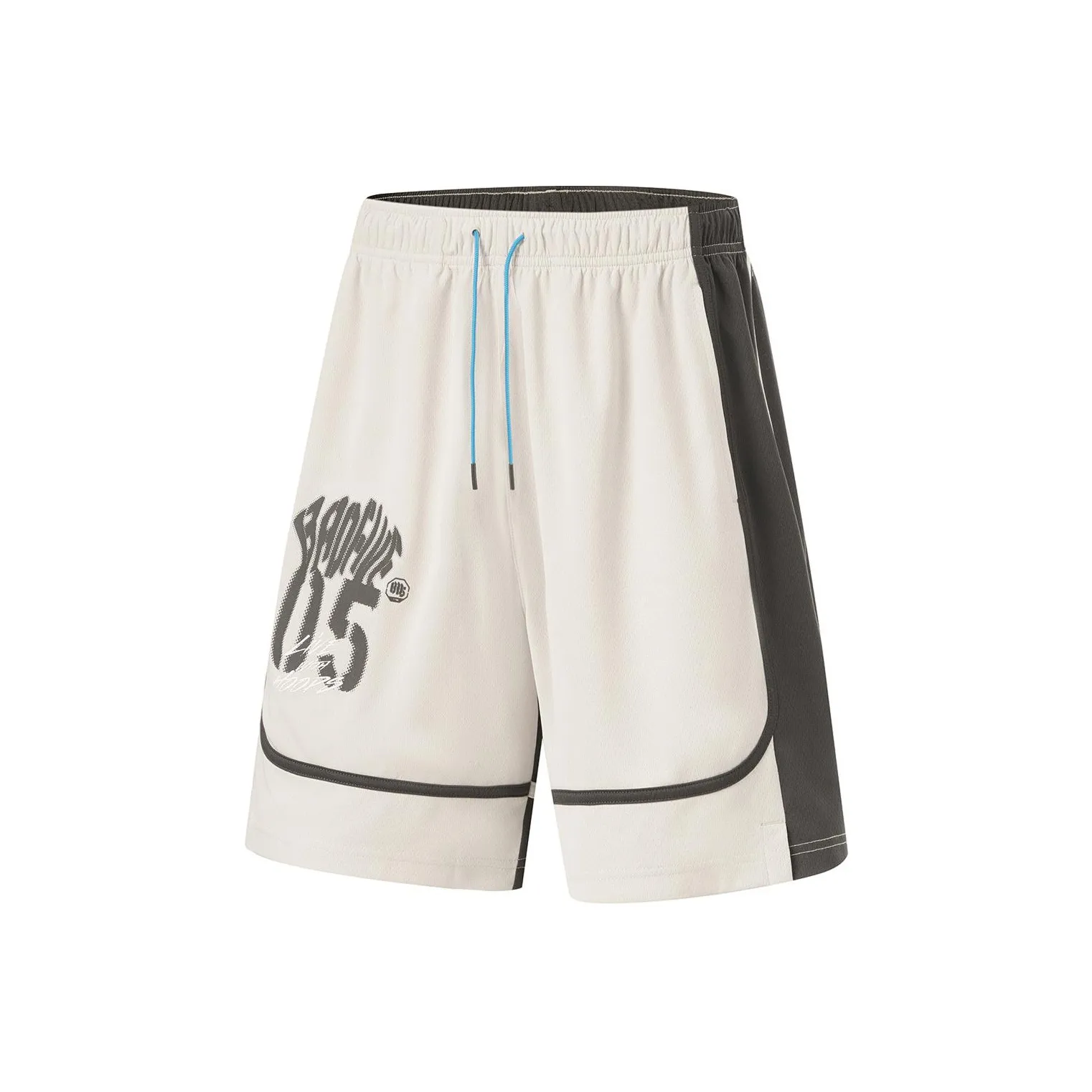 LINING Basketball Collection Баскетбольные шорты Мужские Песочный Гравийный серый