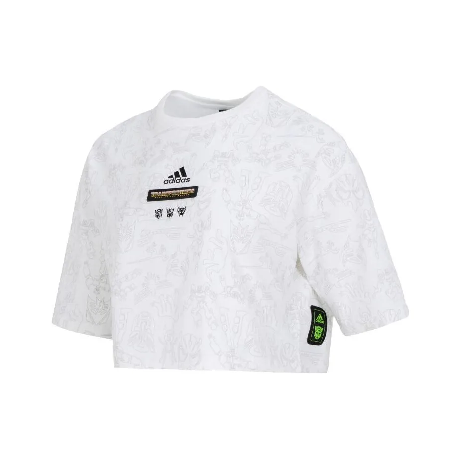 Adidas Белые Женские Короткие Топы