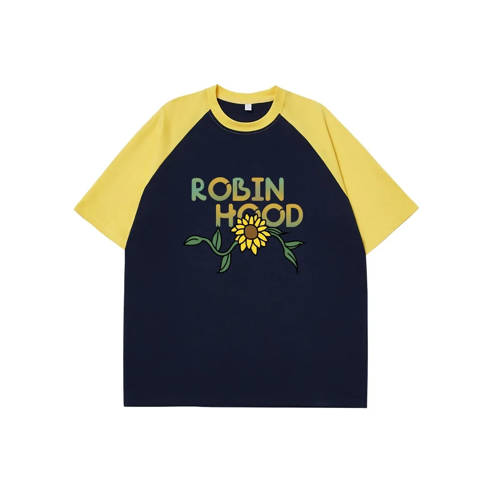 ROBINHOOD T-Shirt Unisex Navy Blue & Yellow
