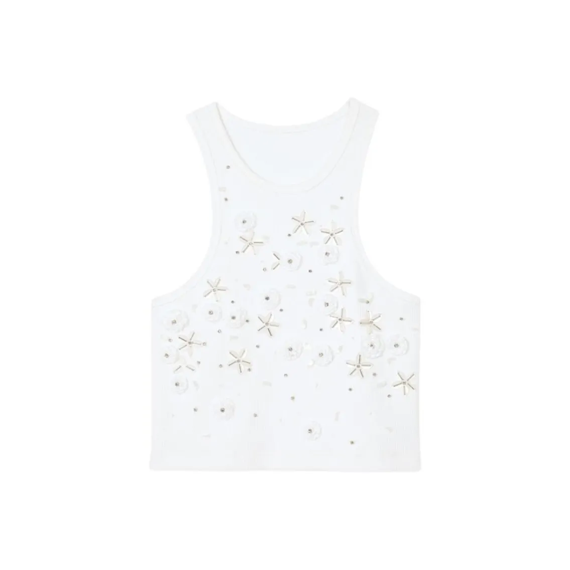 SANDRO Белые Женские Майки