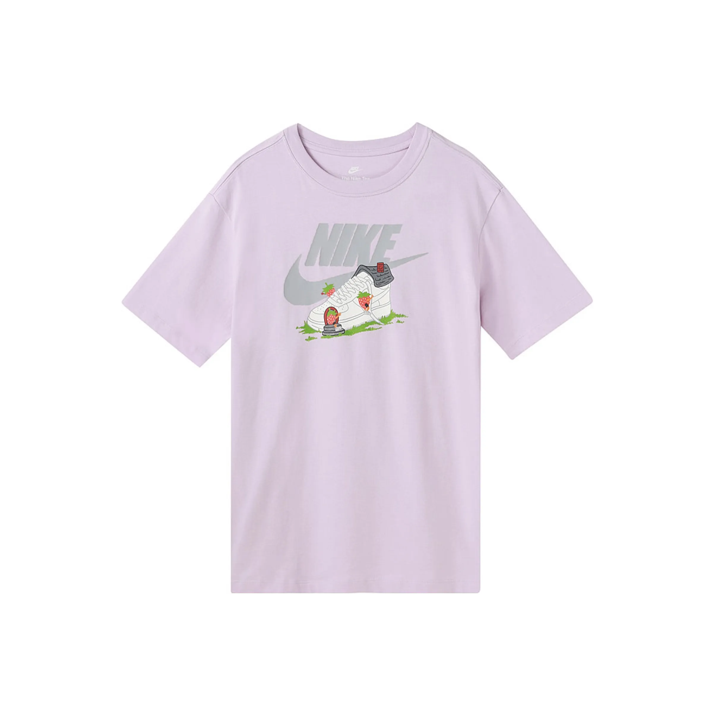 Nike Комплект с короткими рукавами T-рубашка Женская Розовый Фиолетовый