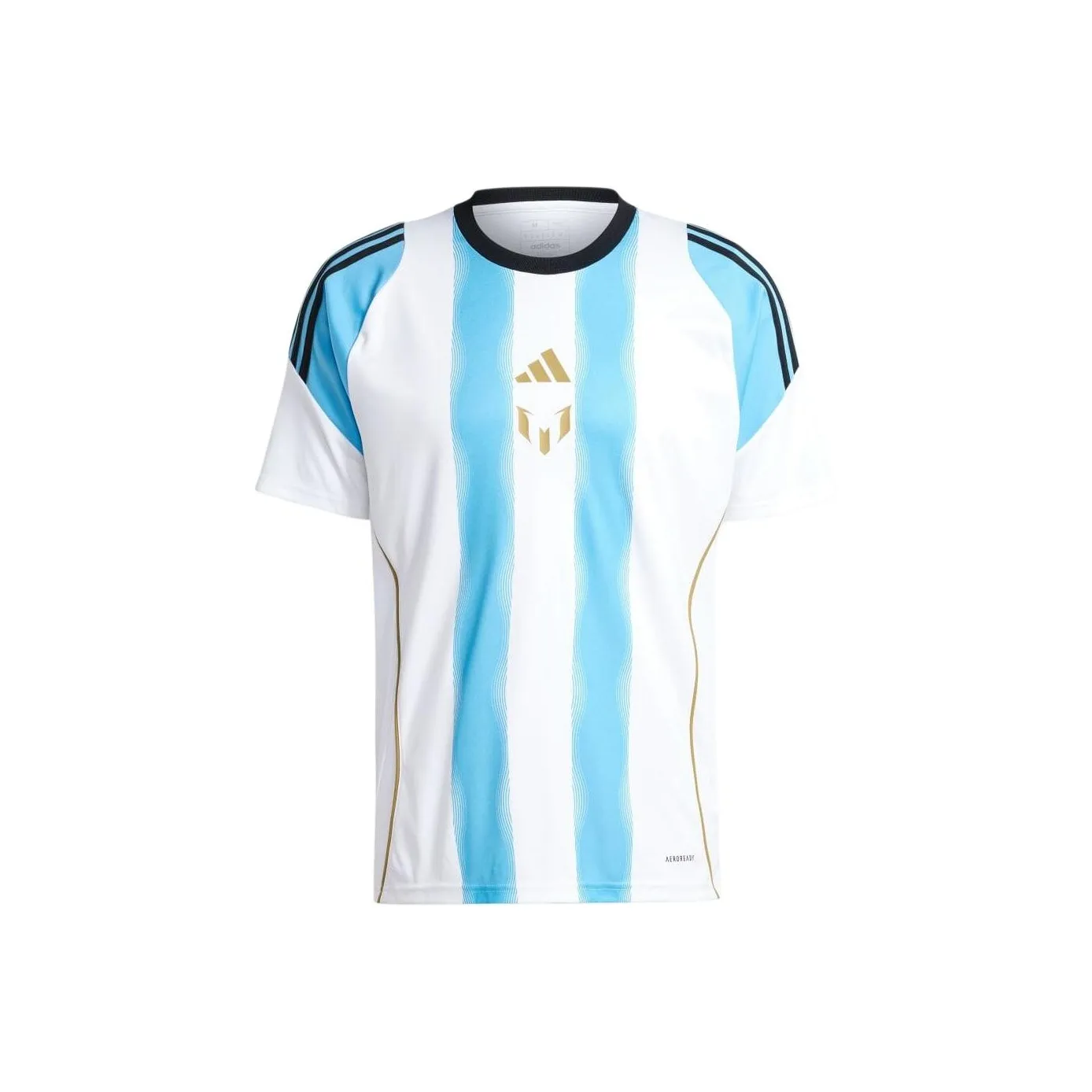 Adidas Messi Series SS24 Футбол Джерси Мужской Белый Синий