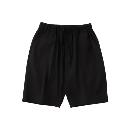 White Mountaineering Черные Мужские Повседневные Шорты