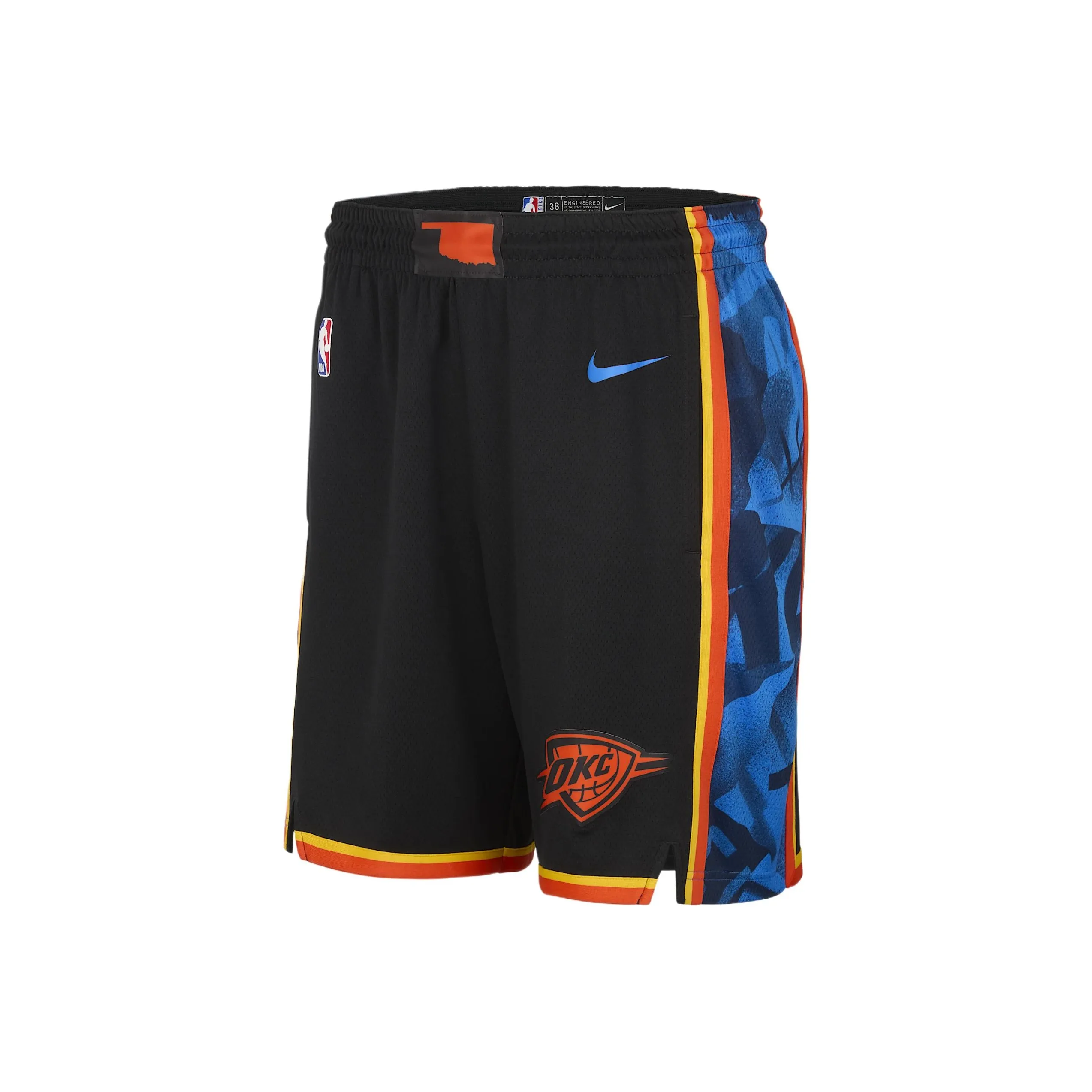 Nike x NBA Dri Fit Sports Shorts Men's Black Signal Blue