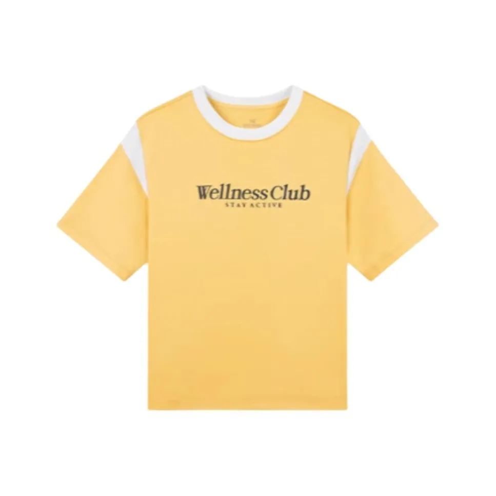 361° T Рубашка Женская Мягкий Желтый