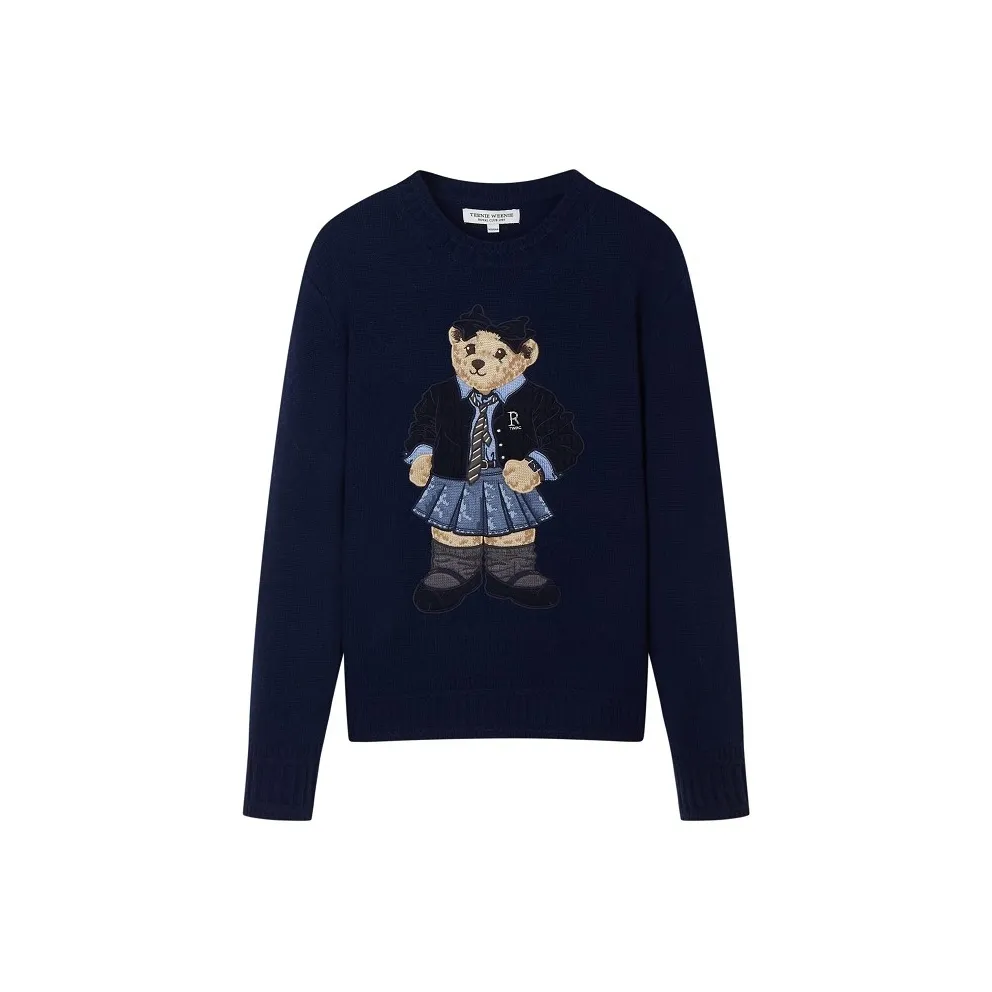 Teenie Weenie Sweater Women's Navy Blue