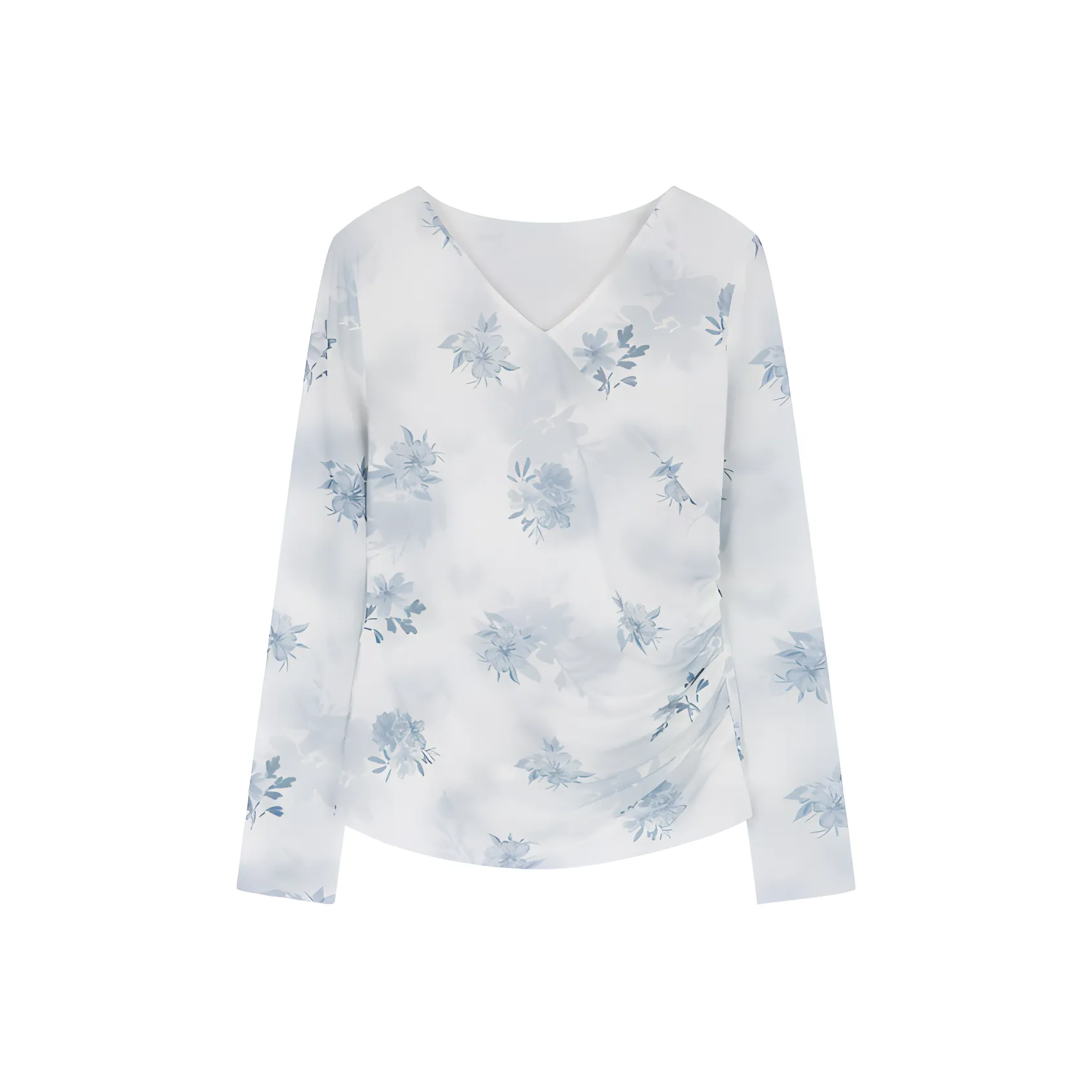 IHIMI T-рубашка Женская Смешанная Синяя