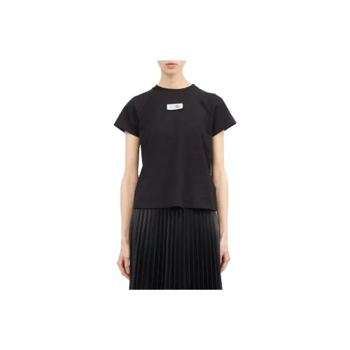 MM6 Maison Margiela Черные Женские Т-рубашки