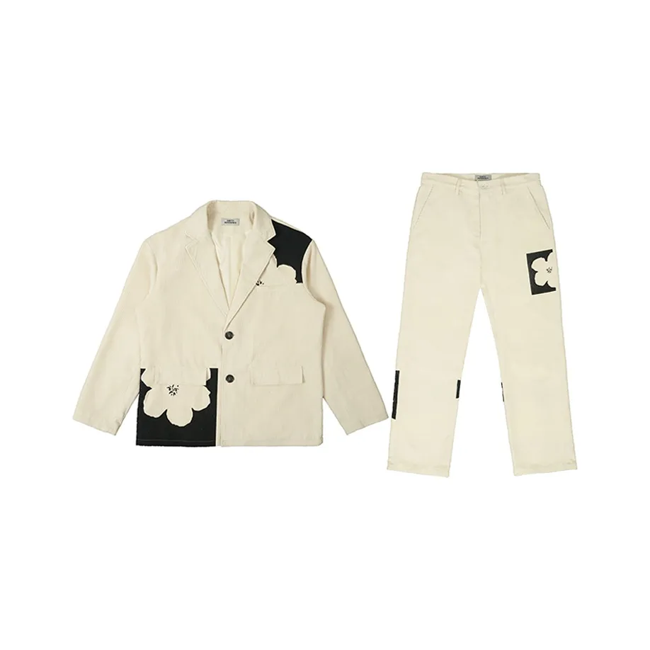 EMPTY REFERENCE Business Suits Unisex Apricot