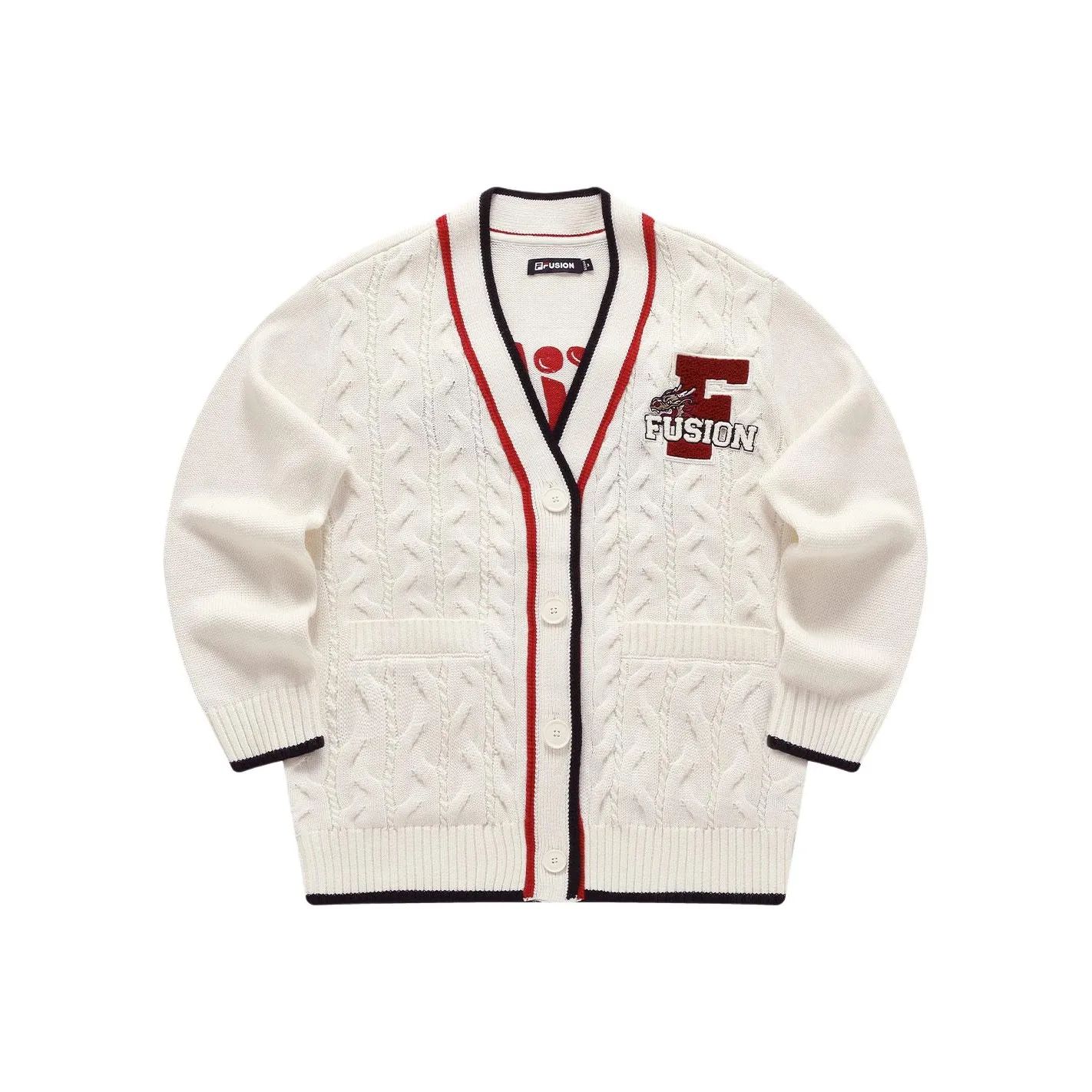 FILA FUSION Свитер Женский Cloud White