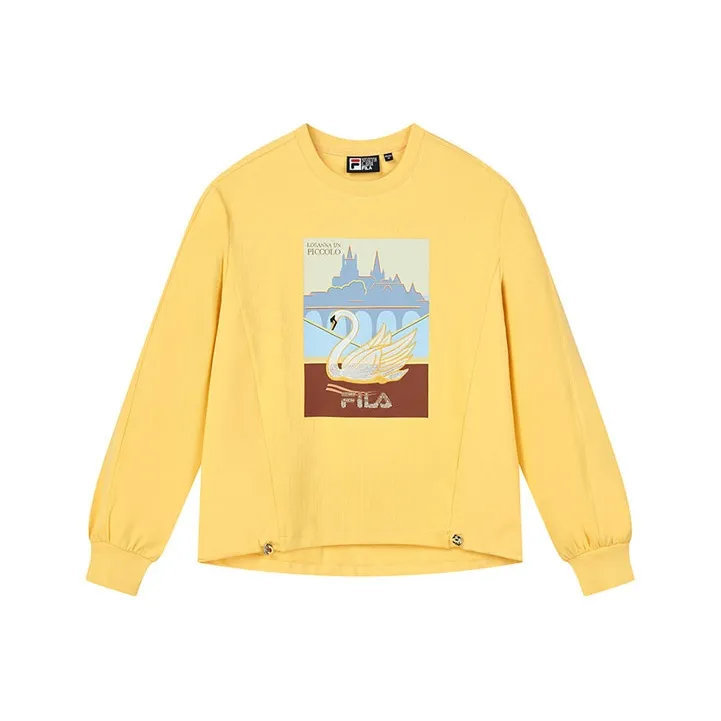 FILA Толстовка Женская Светлая Sunflower Yellow