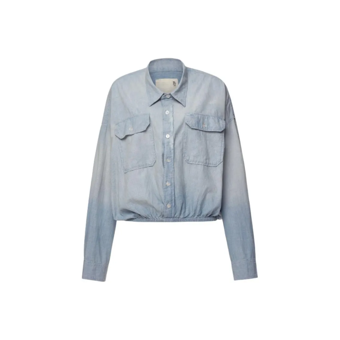 R13 SS24 Рубашка Женская Винтаж Синий