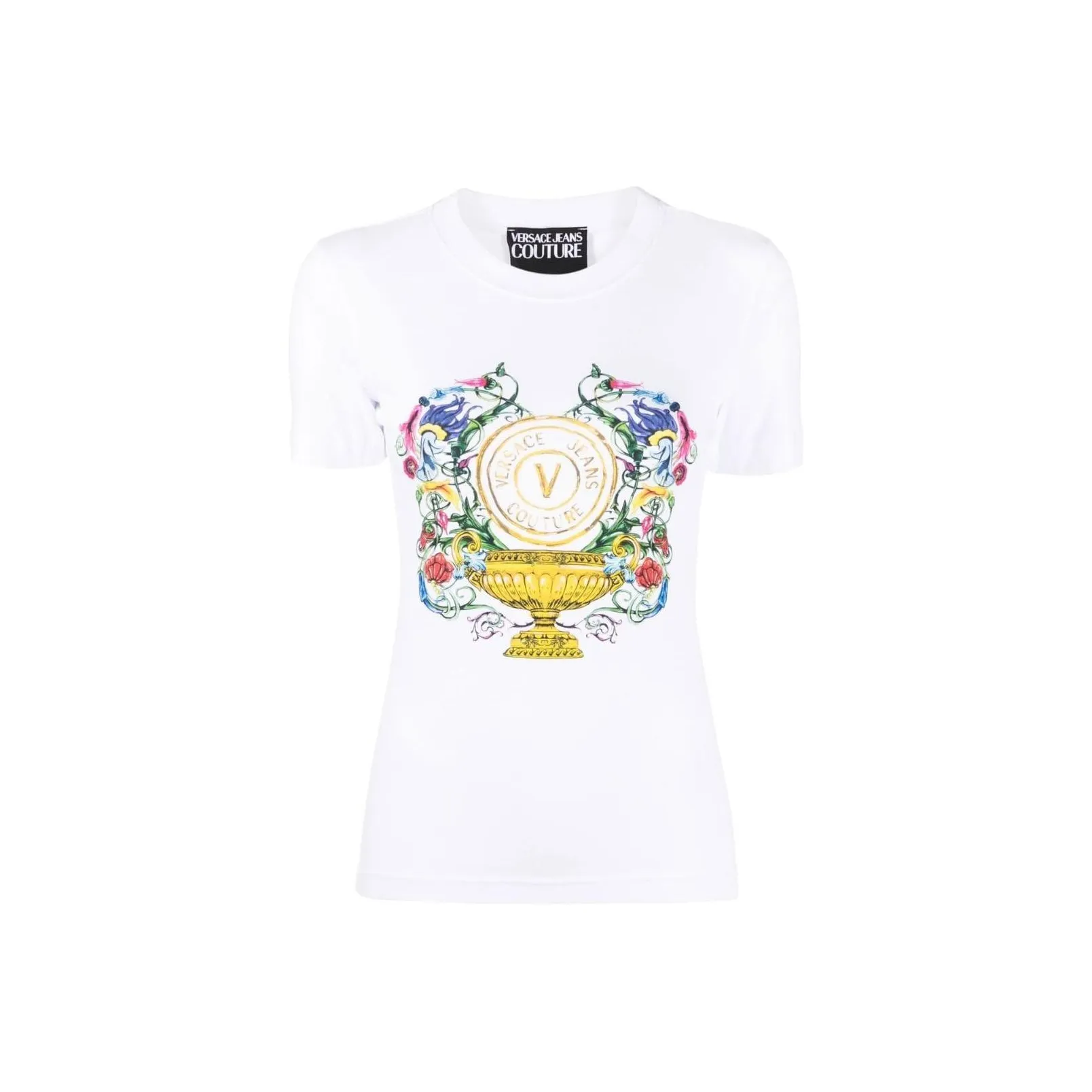 VERSACE JEANS COUTURE Белая Женская Футболка