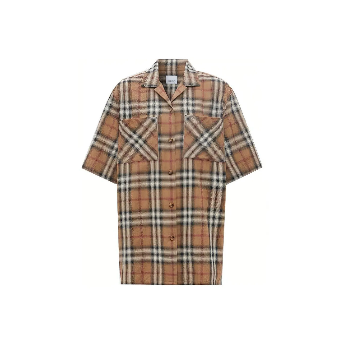 Burberry Рубашка Женская Plum Brown