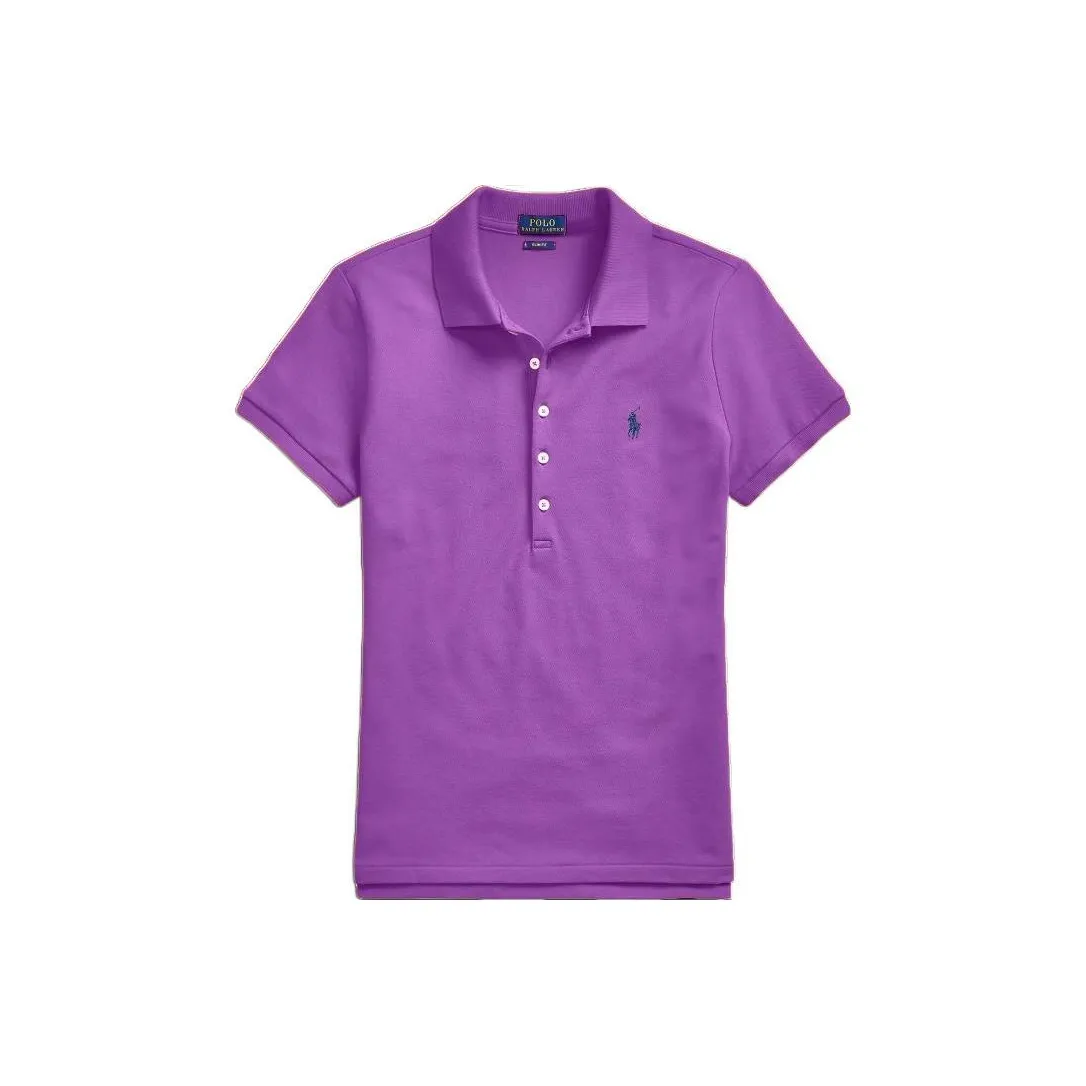 Polo Ralph Lauren SS22 Polo Shirt Women's Purple