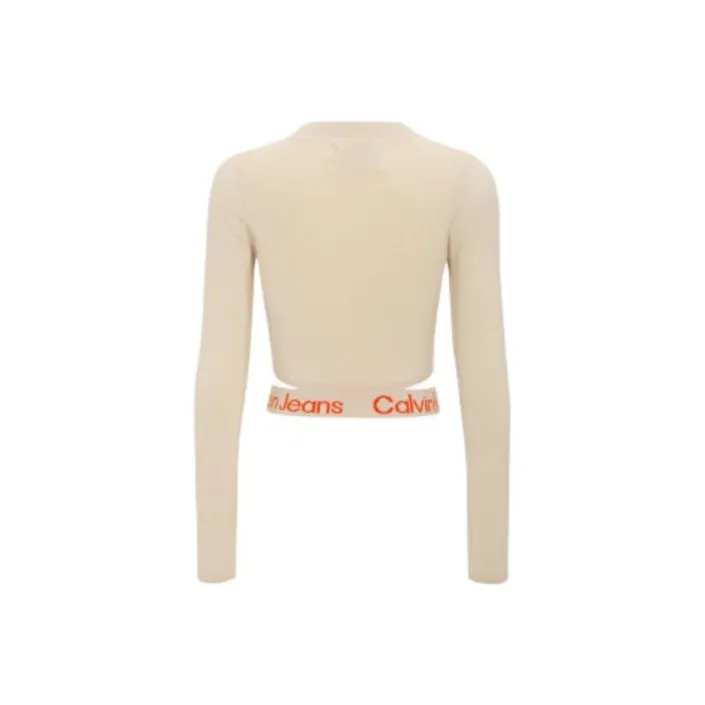 Calvin Klein FW22 Трикотаж Женский Абрикос