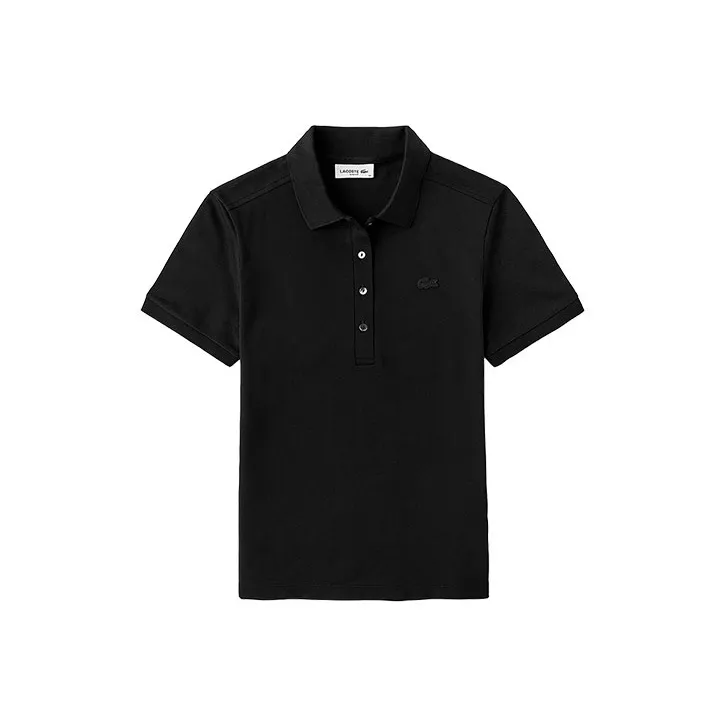 LACOSTE L.12.D Slim Fit Stretch Mini Piqué Polo Shirt
